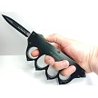 1918 U.S. Trench Knuckle OTF Automatic Knife - Black 