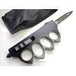 1918 U.S. Trench Knuckle OTF Automatic Knife - Black 