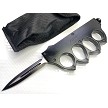 1918 U.S. Trench Knuckle OTF Automatic Knife - Black 