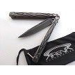 Twisted Tribal Stonewashed Balisong Butterfly Knife 