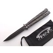 Twisted Tribal Stonewashed Balisong Butterfly Knife 