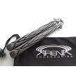 Twisted Tribal Stonewashed Balisong Butterfly Knife 