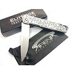 Honeysuckle Scrollwork Fast-Opening Flipper - 440C 
