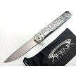 Honeysuckle Scrollwork Fast-Opening Flipper - 440C 