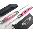 Ladies Pink Stiletto Switchblade Knife 