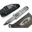Thicky OTF 7.25" Top-Slide 440C Knife - Black & Gray Spider-Man 