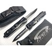 Crest Mini 7" OTF Auto Knife - 440C - Carbon Fiber 