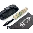 Medium 7" OTF Automatic Switchblade Pocket Knife - Digital Camo 