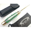 Ellie's Knife Gold & Green Stiletto Switchblade - As seen in The Last of Us 