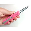 Bubblegum Pink Small 7" OTF Automatic Pocket Knife 
