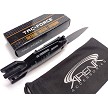 Black Air Force Flying Tiger Shark Mouth Spitfire Bomb Spring Assisted EDC Pocket Knife Blade Gift 