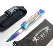 Rainbow OTF Automatic Switchblade Knife 