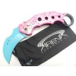Wingman Karambit Switchblade Knife - Pink Dessert Sprinkles 
